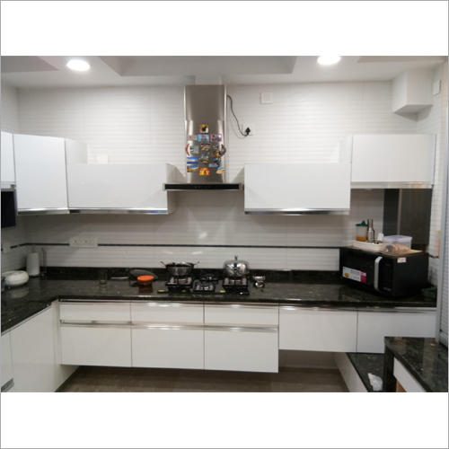 Modular Kitchen Service - Wood, Metal, Glass Materials | Customizable Dimensions, Glossy & Matte Finishes, 1-5 Years Warranty, Premium Granite & Quartz Countertops