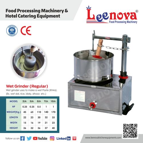 Wet Grinder Height: 40 Inch (In)