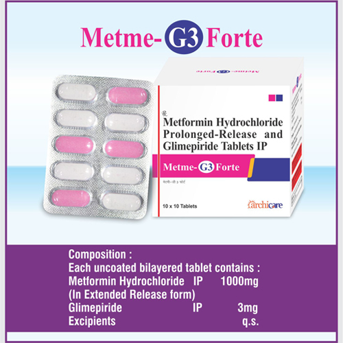 Metformin Hydrochlorid 1000Mg + Glimepiride 3Mg Application: Control Virus