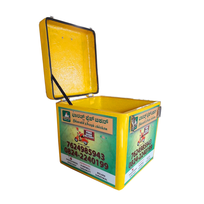 1818 Regular Non Led Gel Coat Finish Delivery Box Top Opening Size: Od 480*480*500mm Id 472*472*494mm