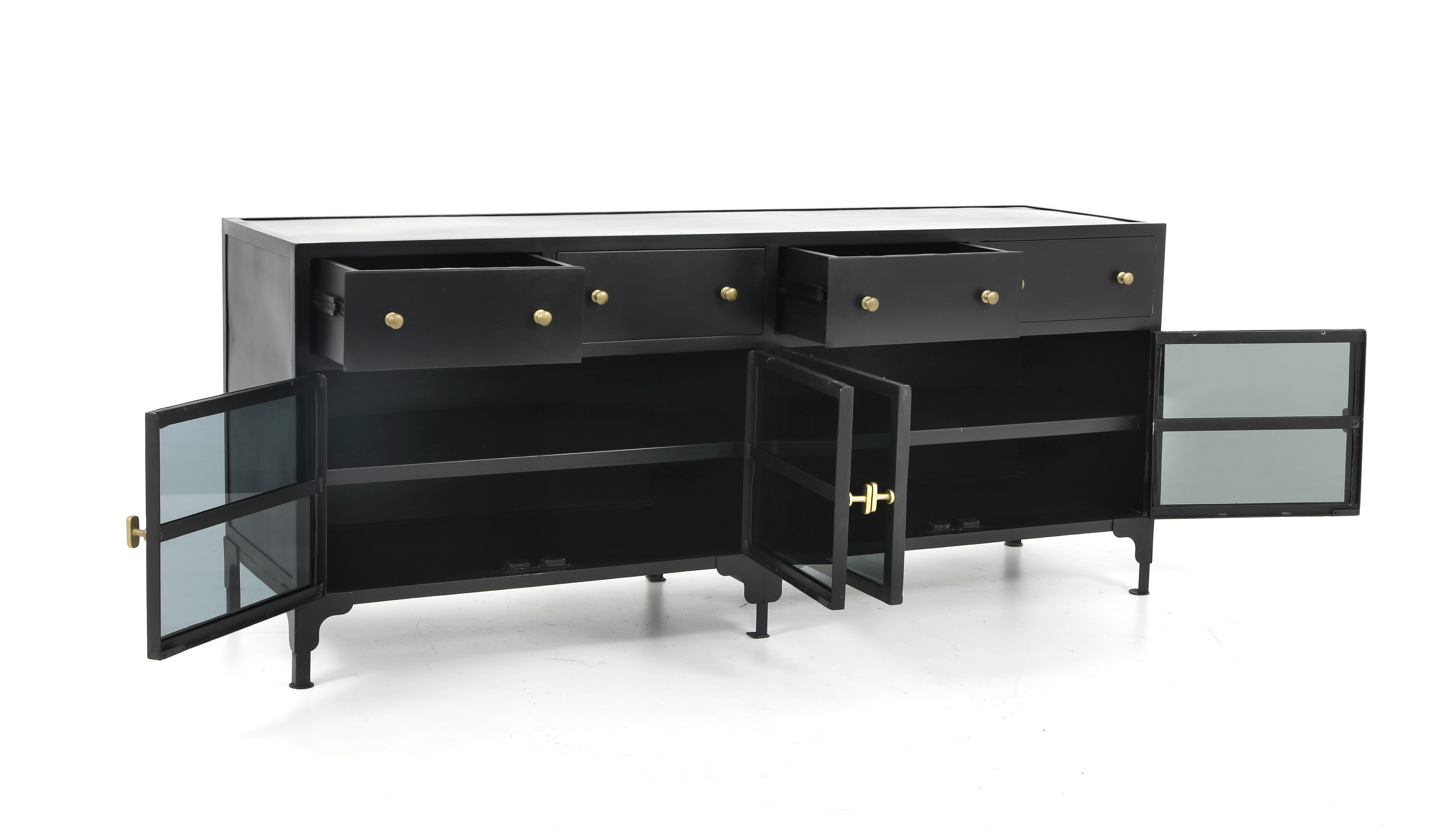 Sonu Handicrafts Industrial Sideboard With Drawer