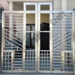 Silver Designer Stainless Steel Gates