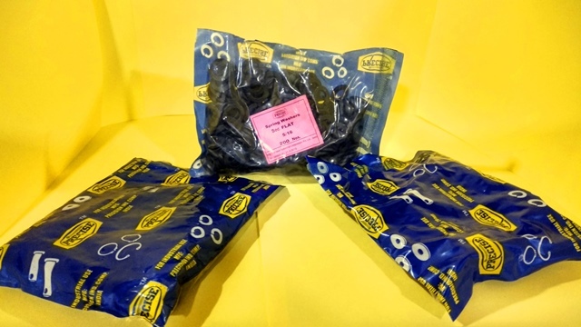 5/16 Flat Spring Washers - Color: Black