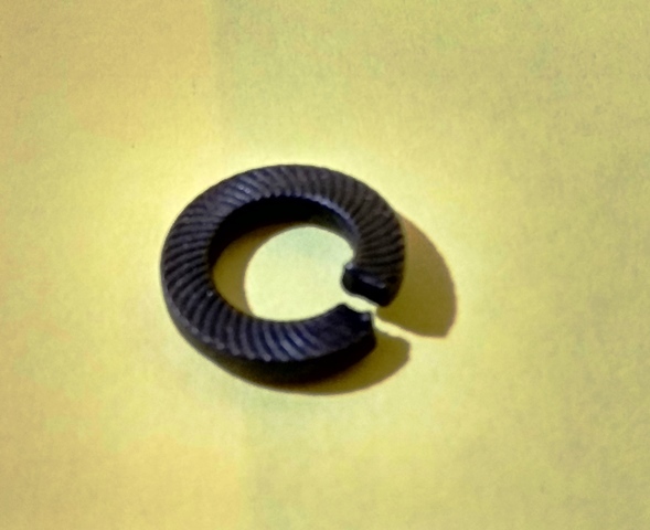 5/16 Flat Spring Washers - Color: Black