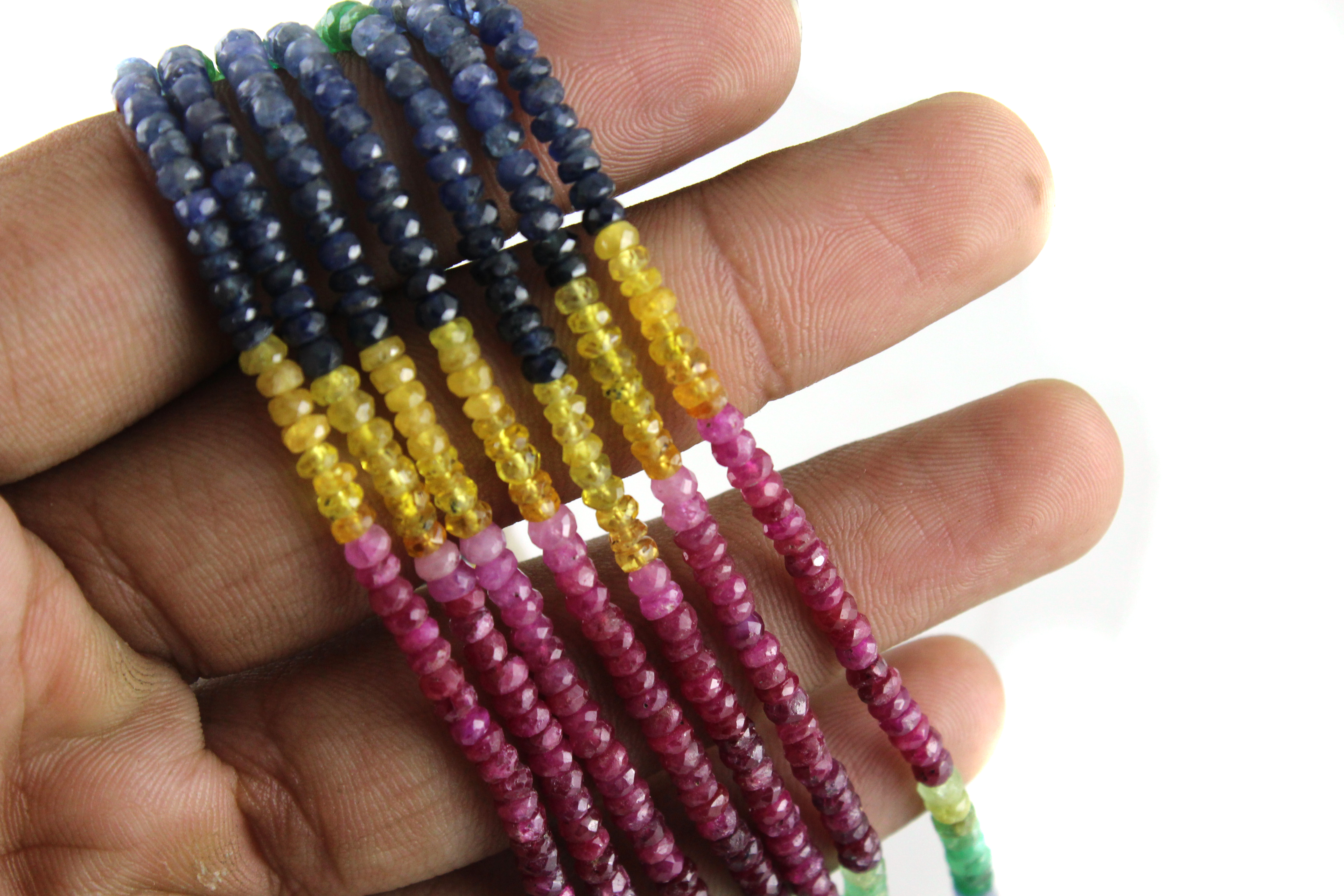 Multi Sapphire Beads
