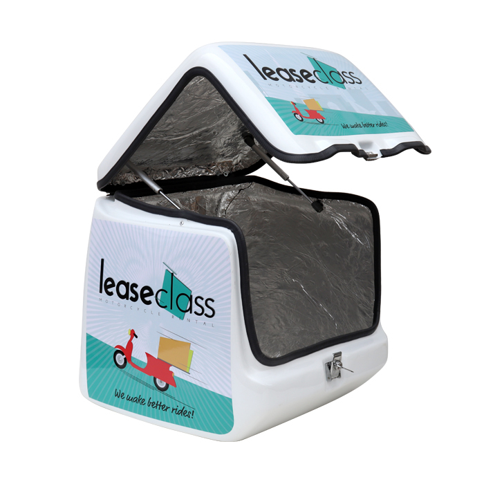 Insulated Delivery Box - 523x524x505mm | Customized Frp, 90 Liters Capacity, Illuminated Design, Rugged & Versatile