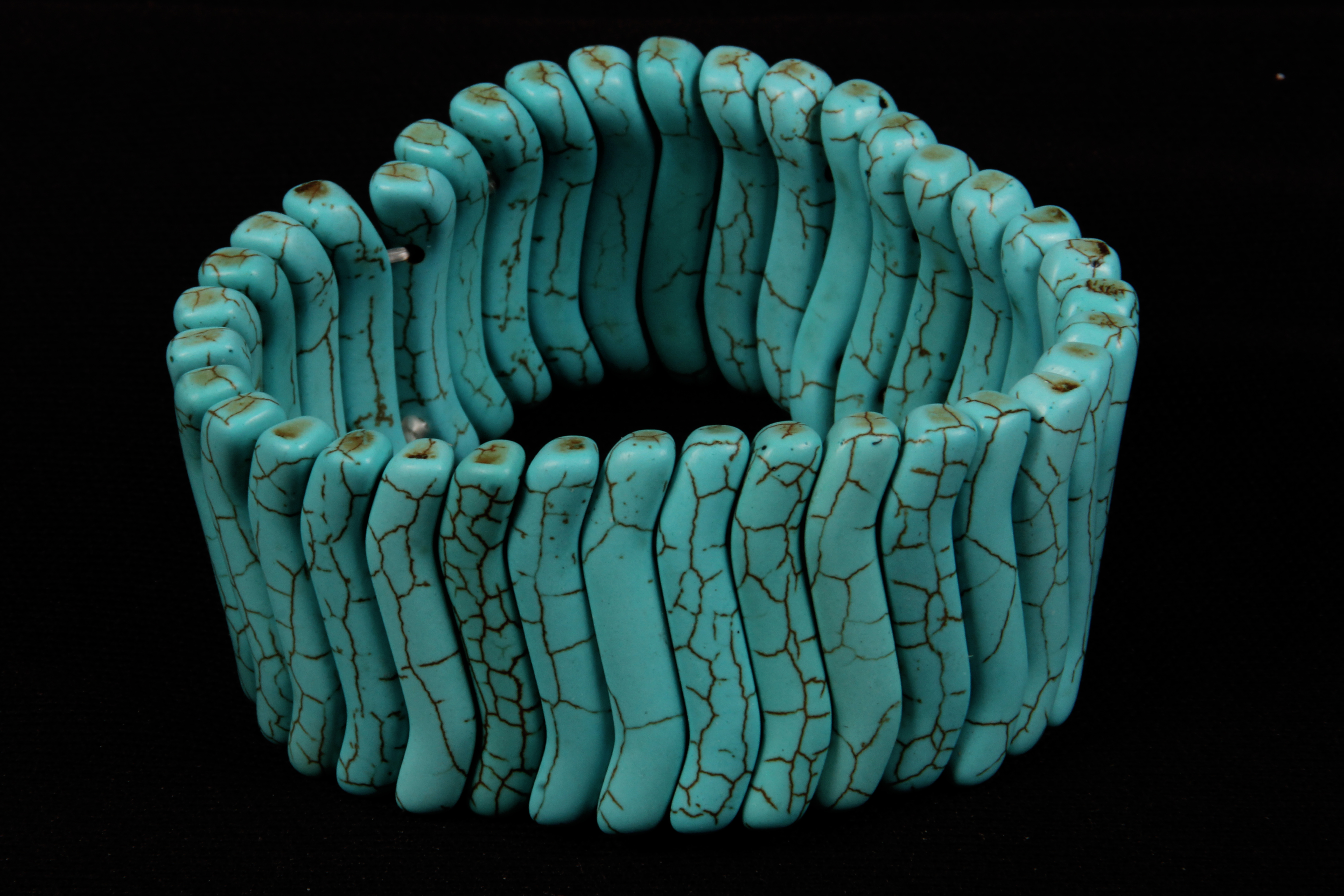 Turquoise Rubber Bracelet