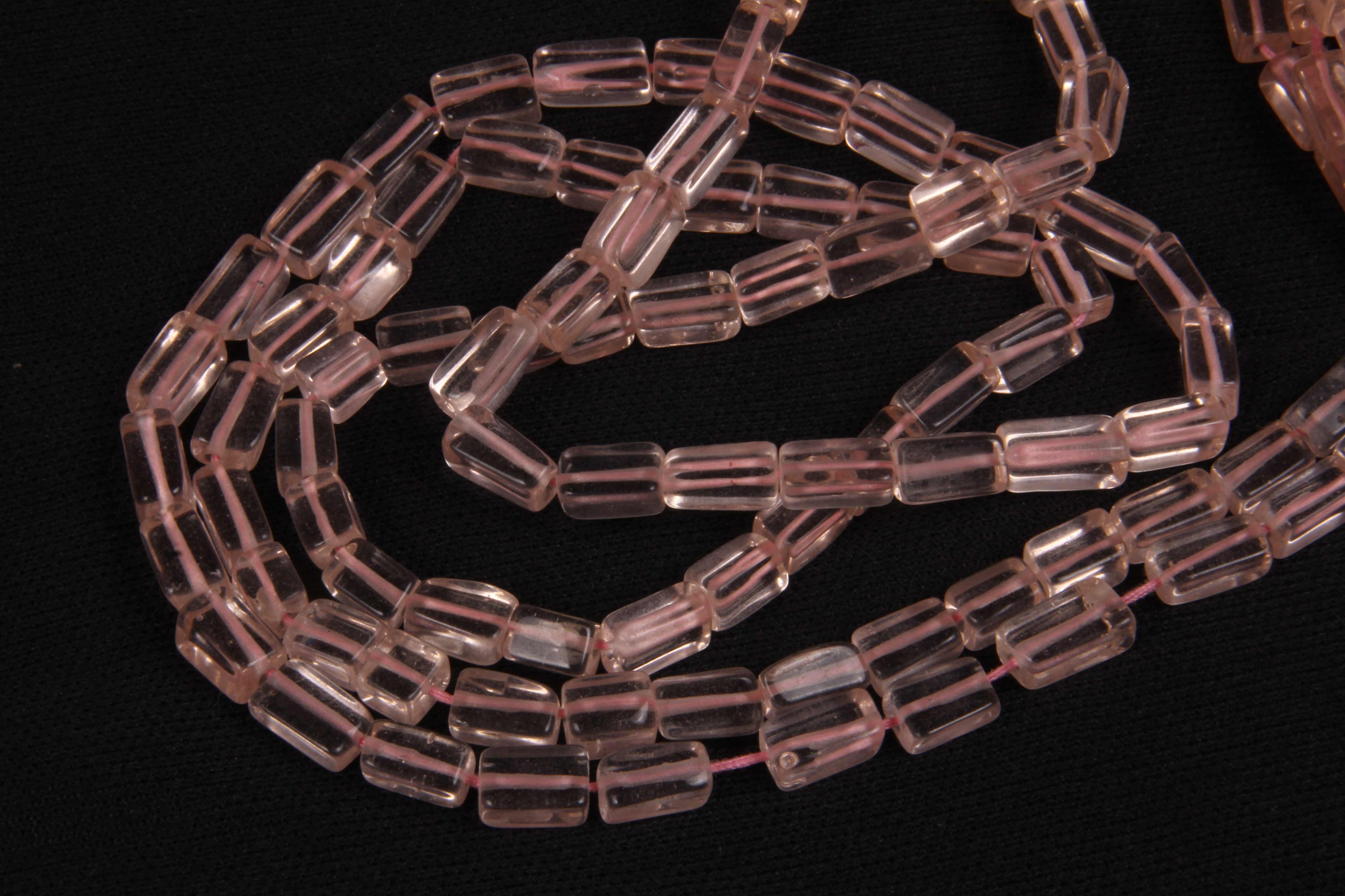 Pink Colour Glass Beads