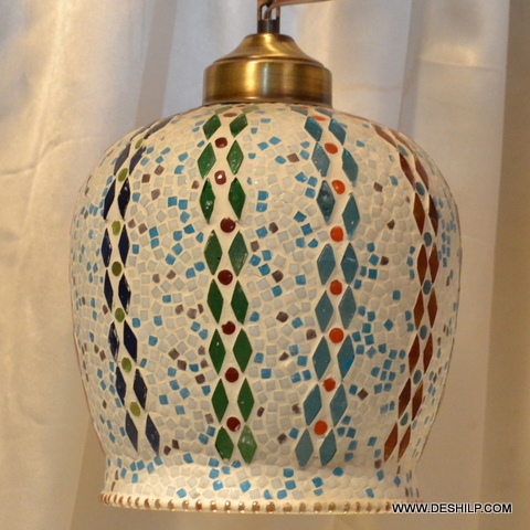 Multicolor Beautiful Mosaic Finish Glass Wall Hanging