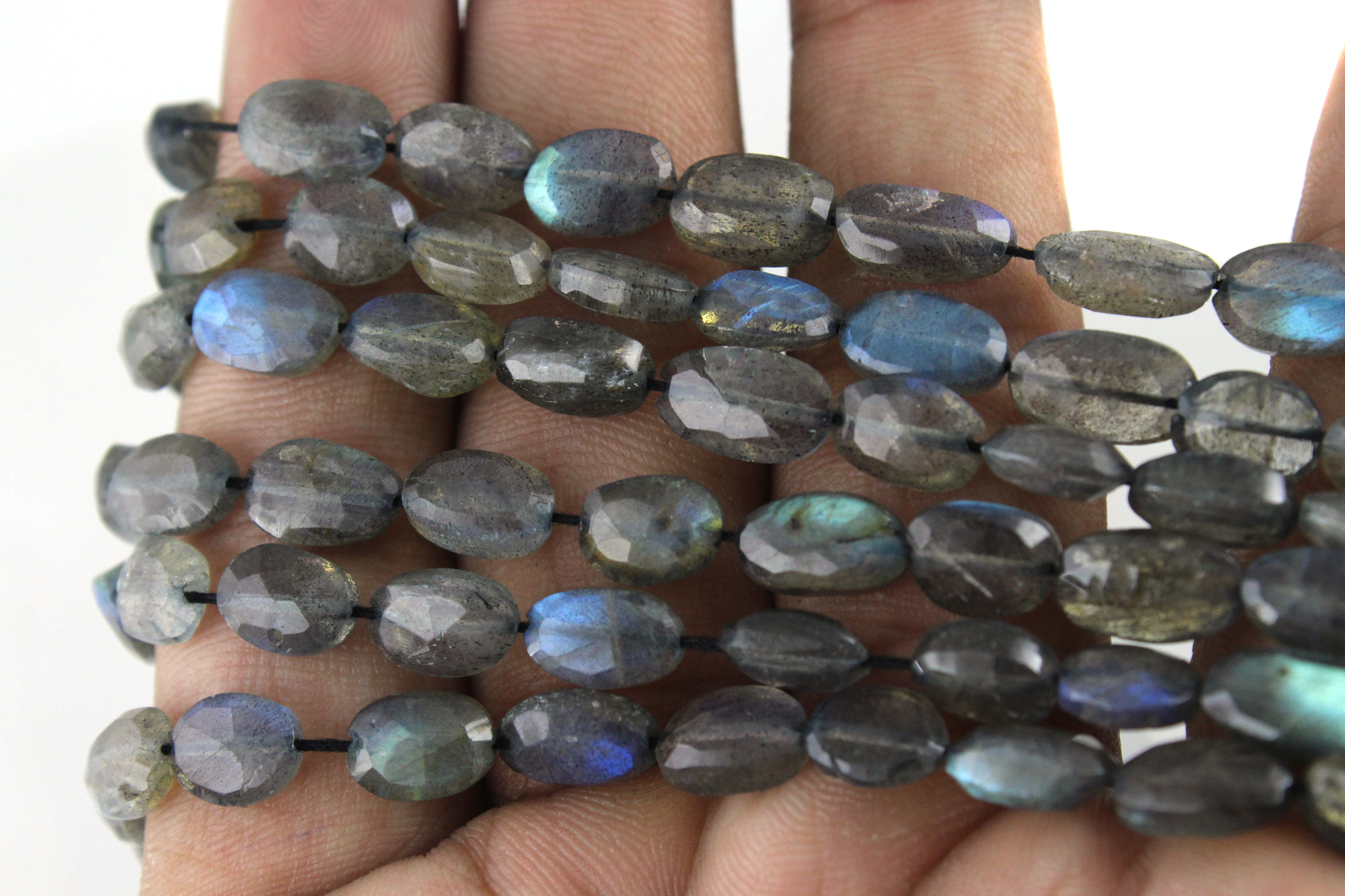 Labradorite Oval Beads