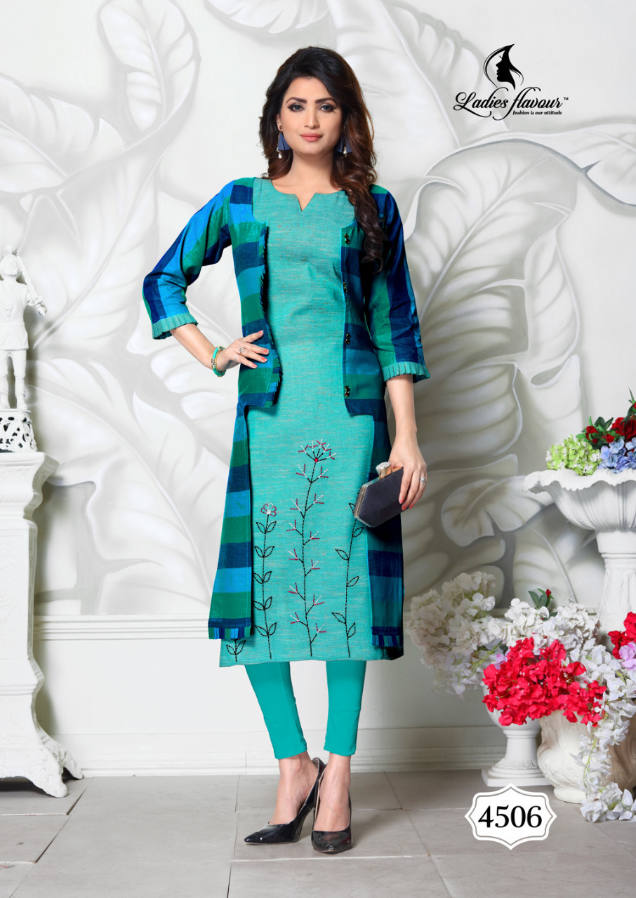 Multi Color Handloom Cotton Kurti