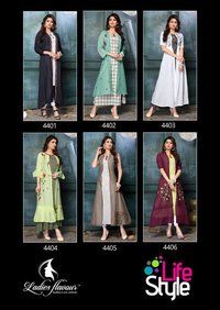 Multi Color Cotton Rayon Wholesale Kurti