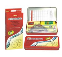 गणितीय चित्रण उपकरणों का बॉक्स