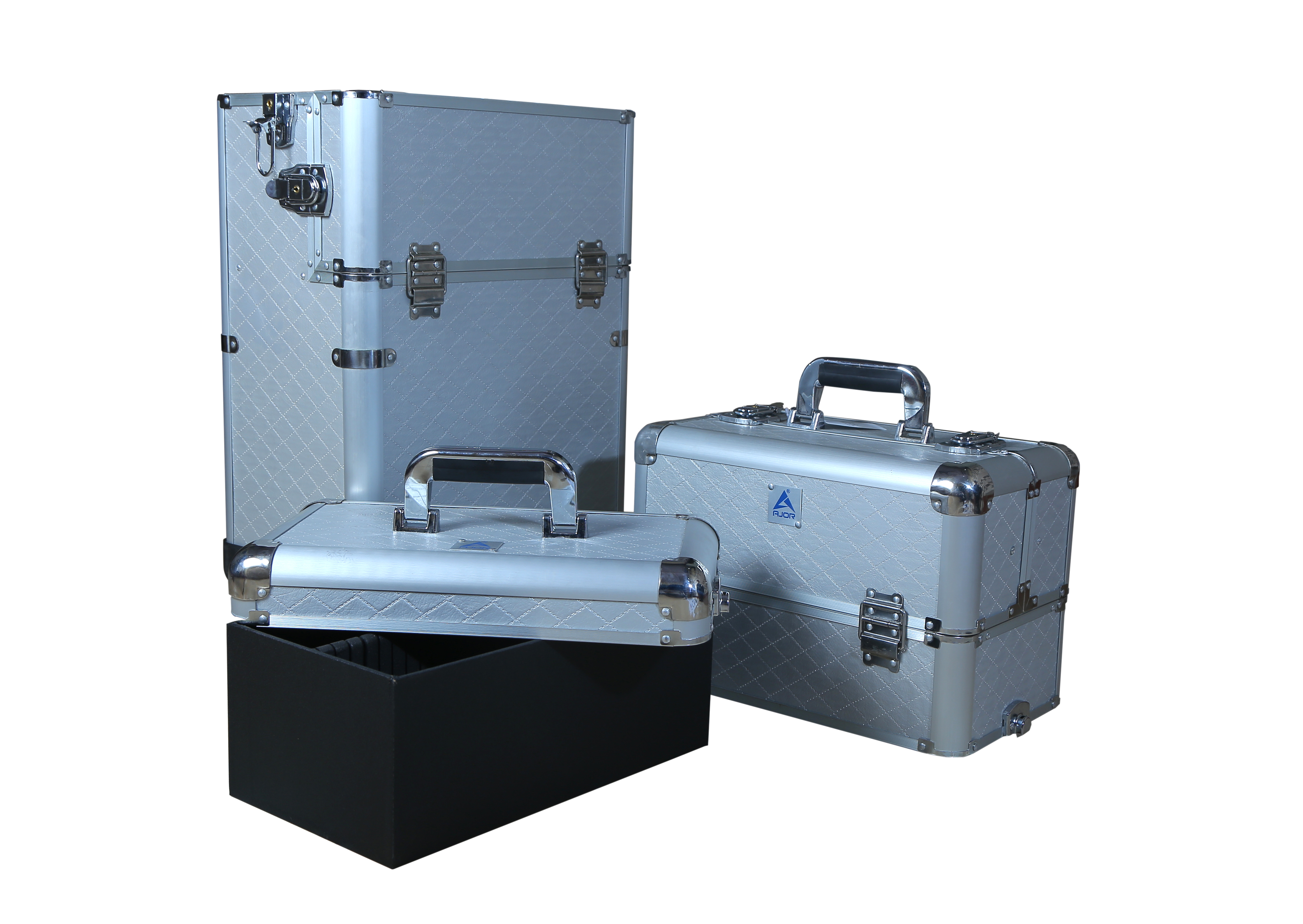 Make Up Rolling Case - Color: Black