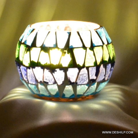 ग्लास स्मॉल टी लाइट कैंडल होल्डर