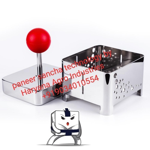 Paneer Press Manual Capacity: 6 Kg/Bach Kg/Hr