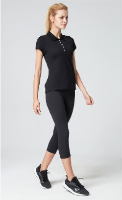 Oem Service Wholesale Factory Slim Fit Stretch Sports Polo Shirt Women