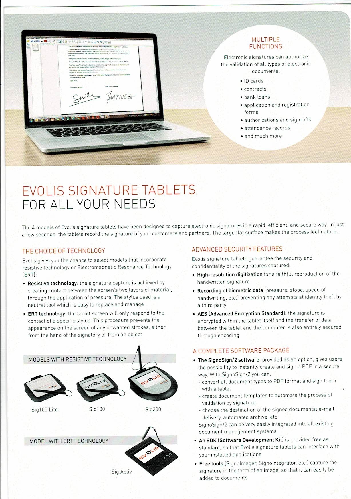 Sig100 Lite: Economic Signature Pad Size: 10 (H) X 160 (W) X 120 (D) Mm