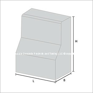 Traffic Barrier Kerb