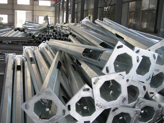 Silver Octagonal Poles