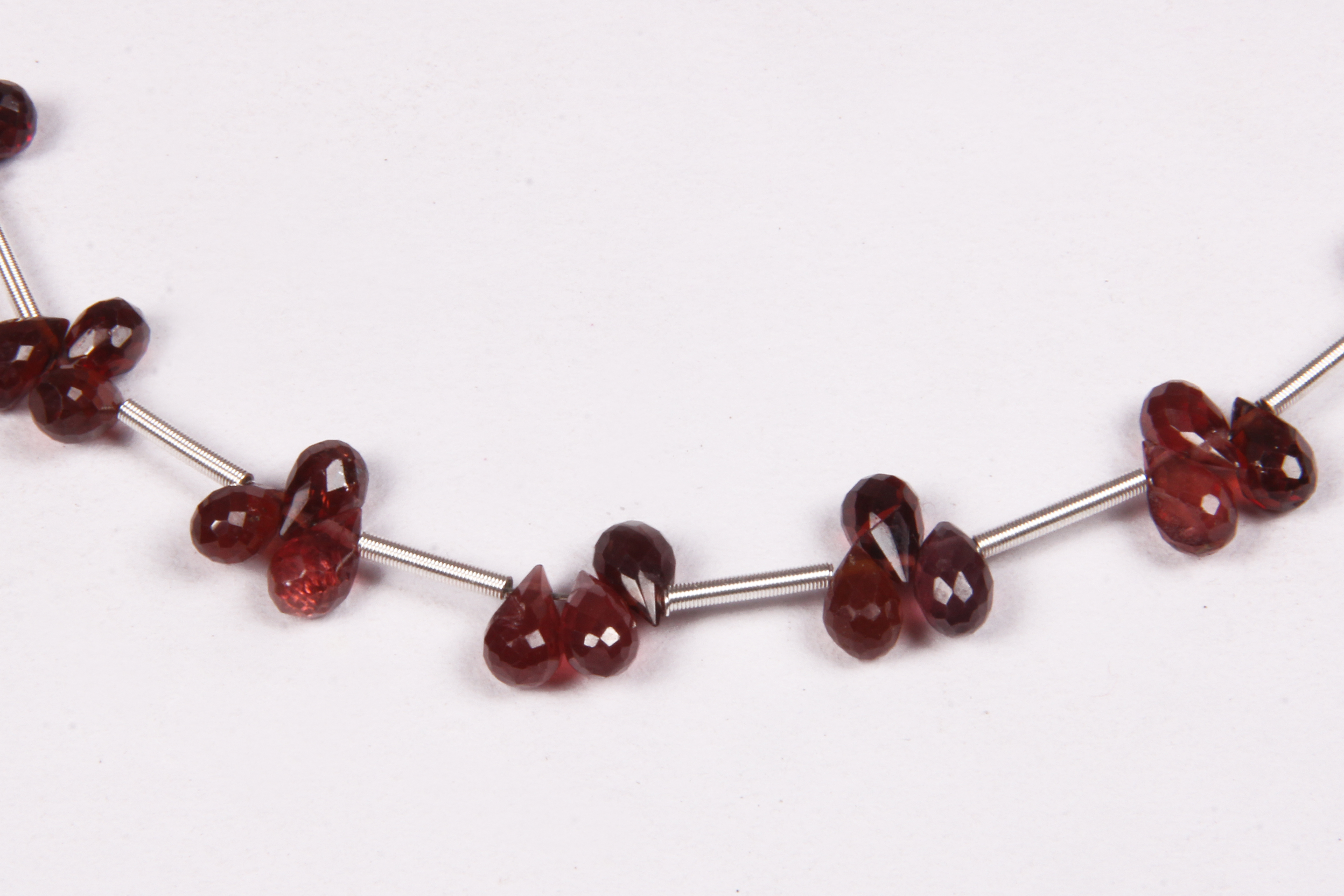 Garnet Tiny Drop Beads
