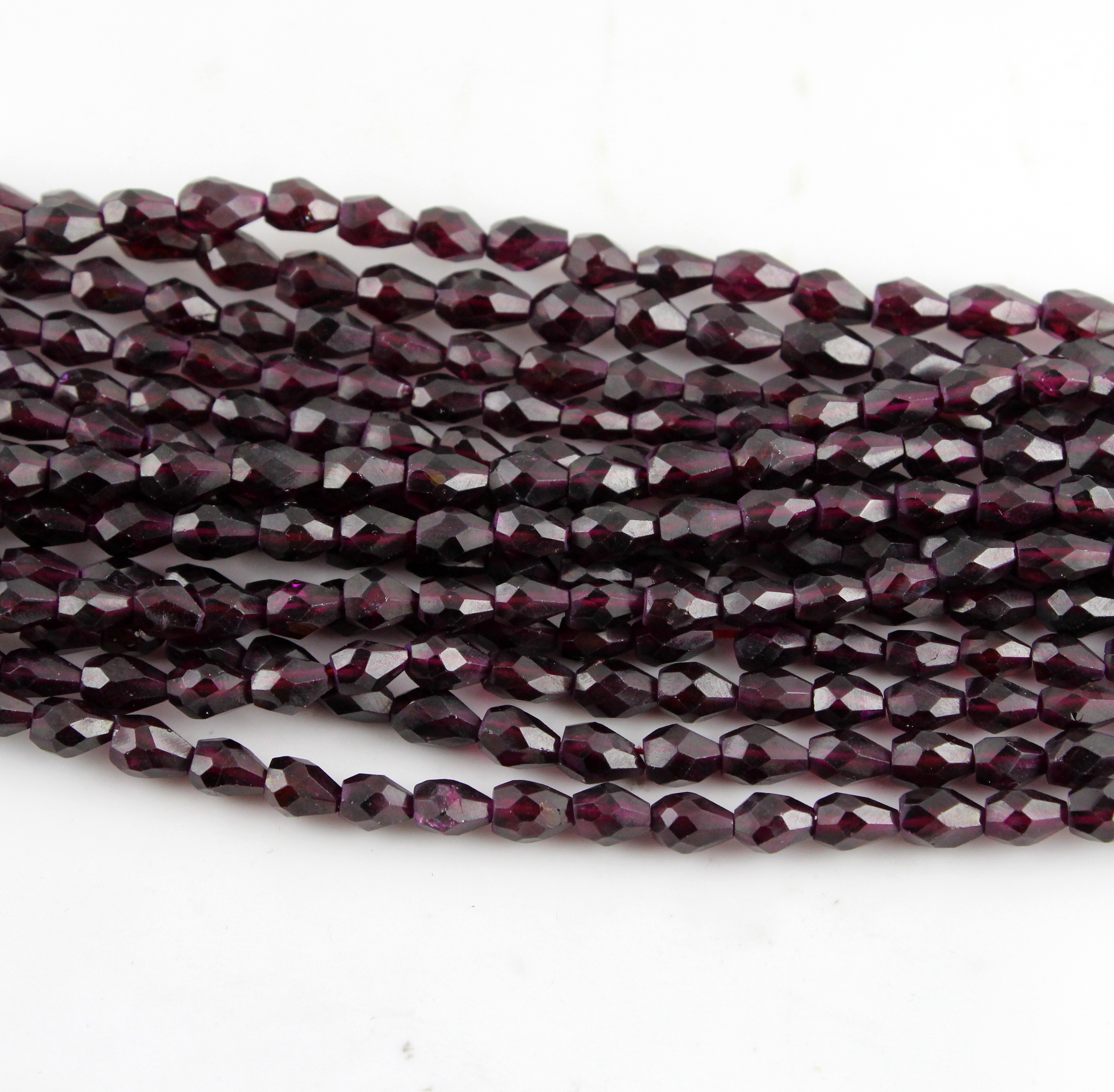 Garnet Gemstone Drop Beads