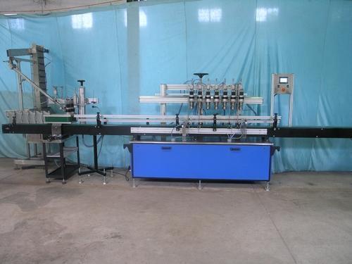Multi Head Linear Capping Machine - Seven Head - Automatic Grade: Automatic