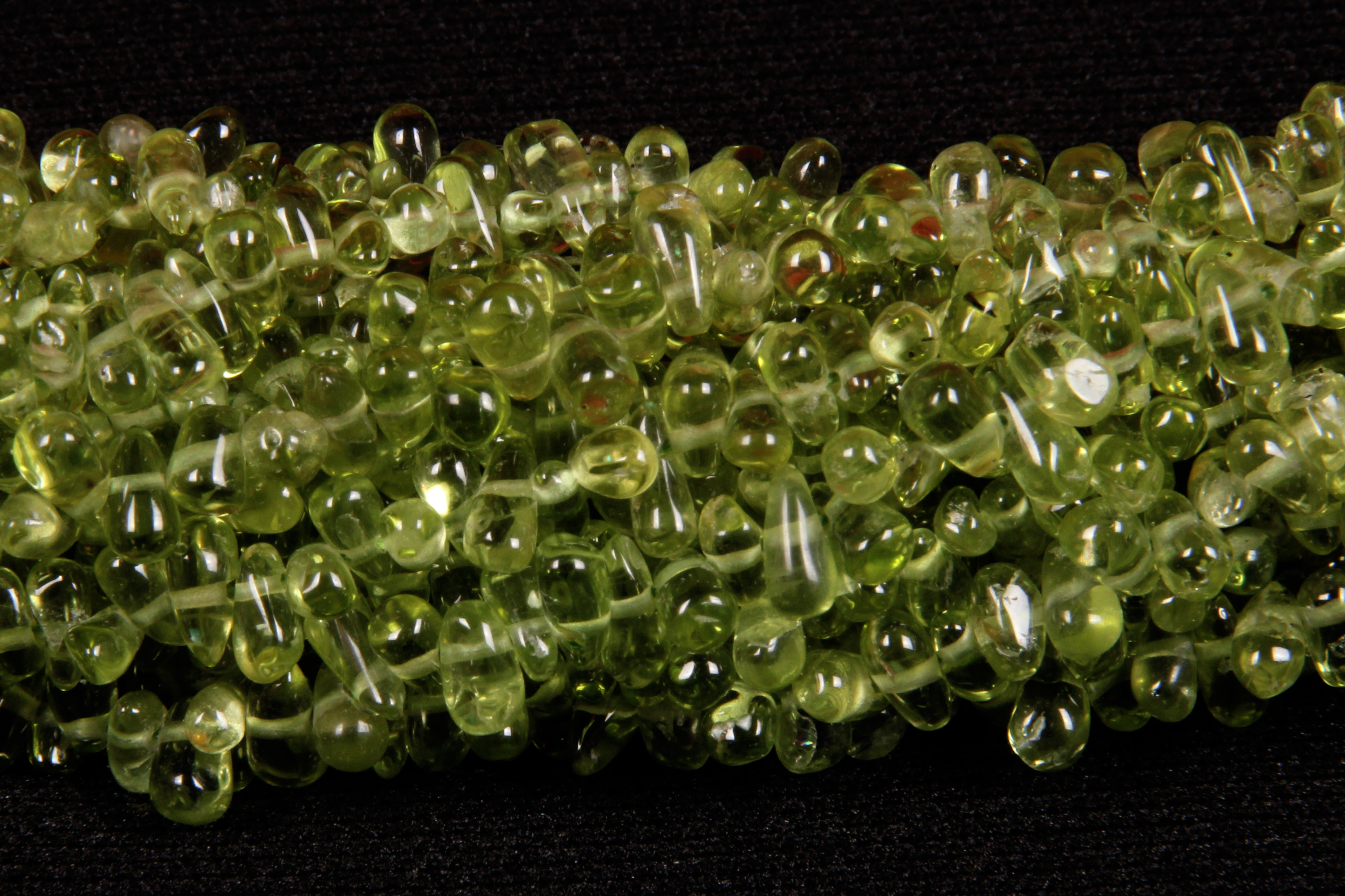Peridot Gemstone Drops Beads