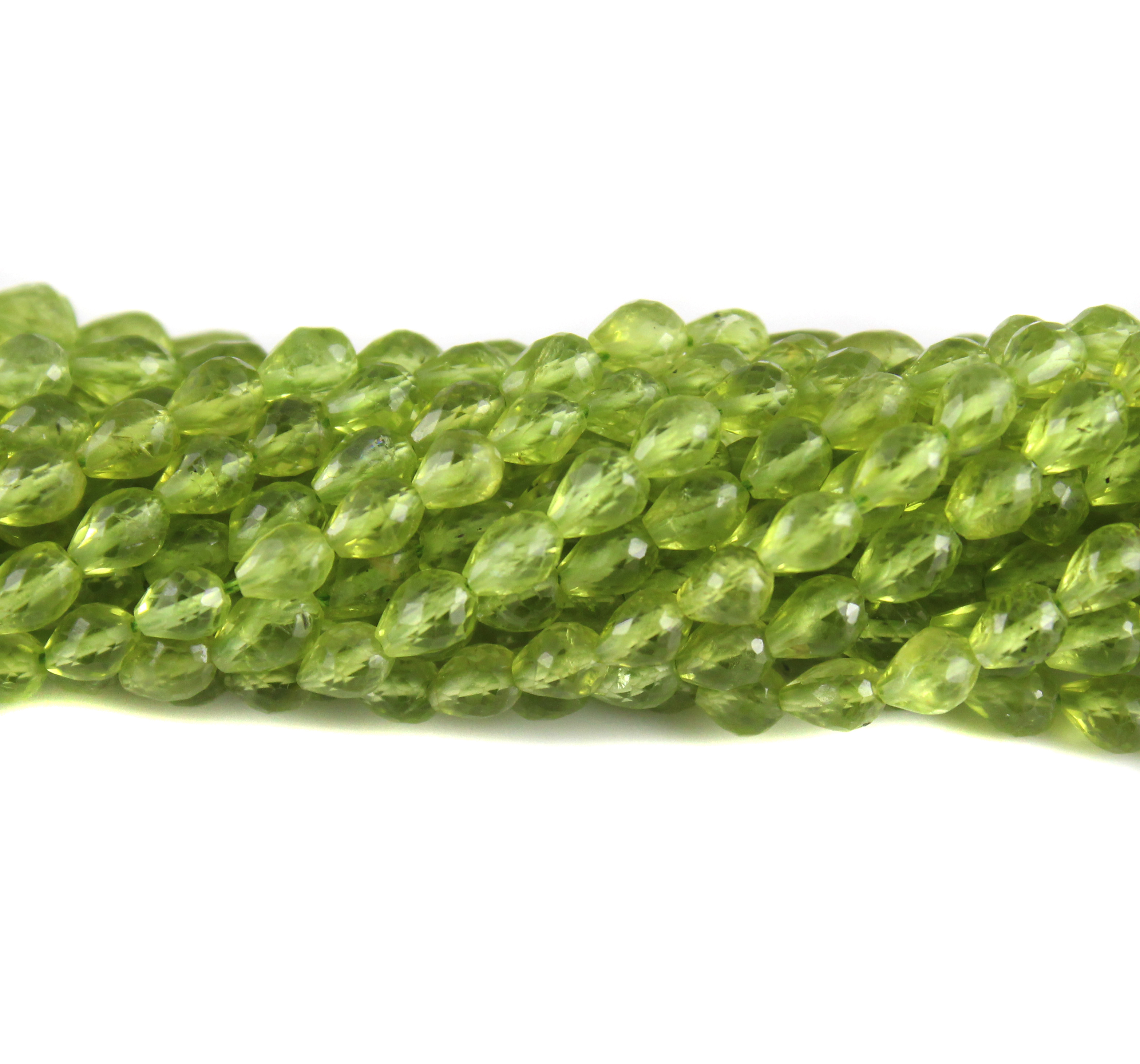 Peridot Gemstone Drop Beads