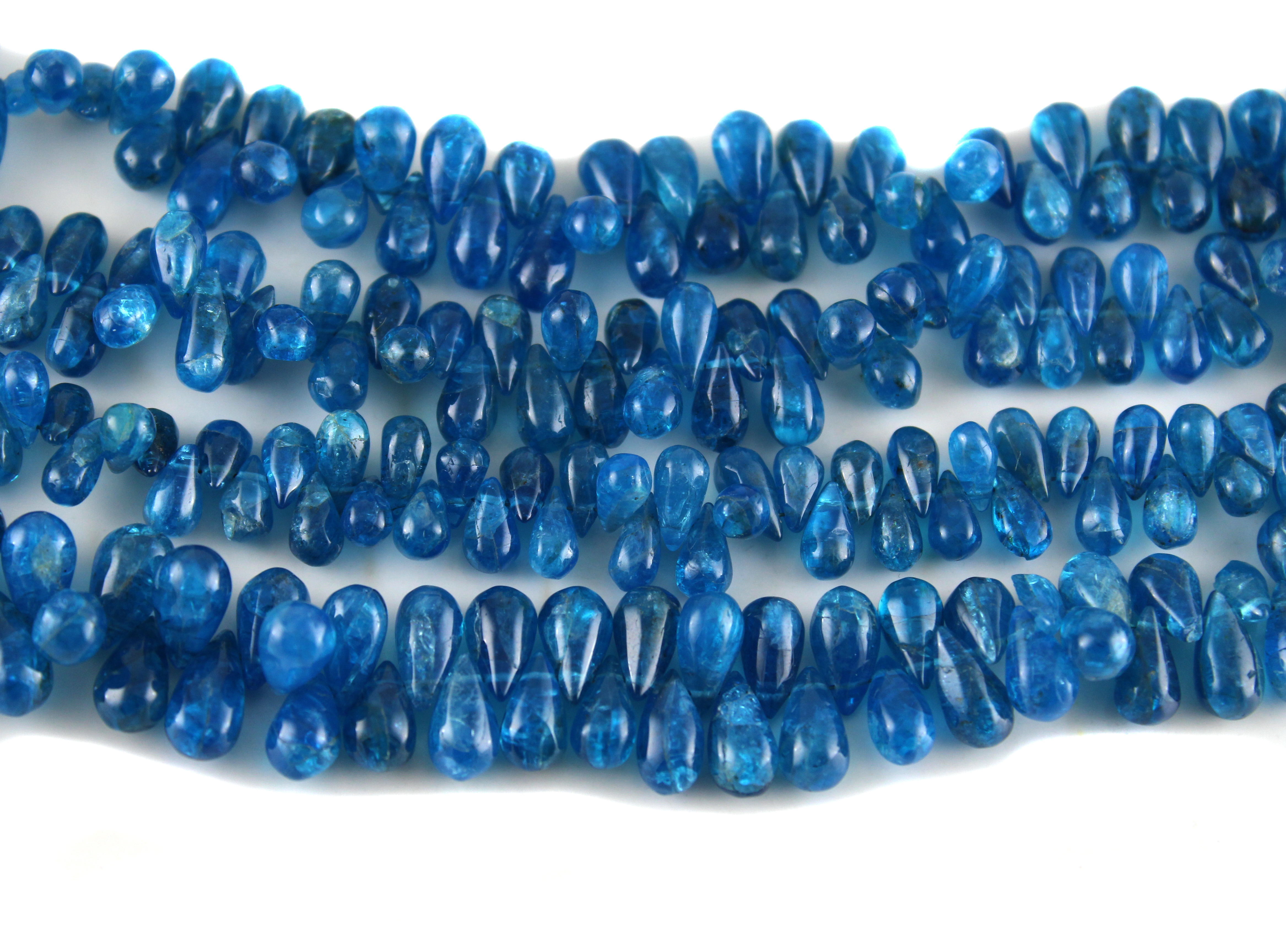 Neon Apatite Drops Beads