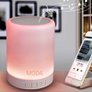 6-in-1 Smart Touch Lamp With Bluetooth Speaker (K034) - Color: White & Light Yellow
