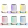 6-in-1 Smart Touch Lamp With Bluetooth Speaker (K034) - Color: White & Light Yellow