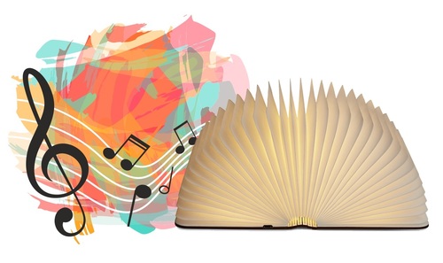 Book Lamp With Bluetooth Speaker (K3) - Color: Yellow