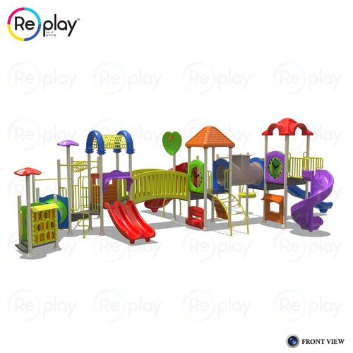 Steel Freestanding Multi Play Equipment