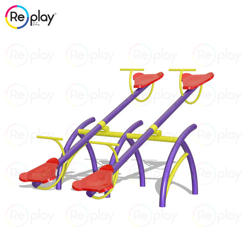 Steel And Rope Outdoor See Saw
