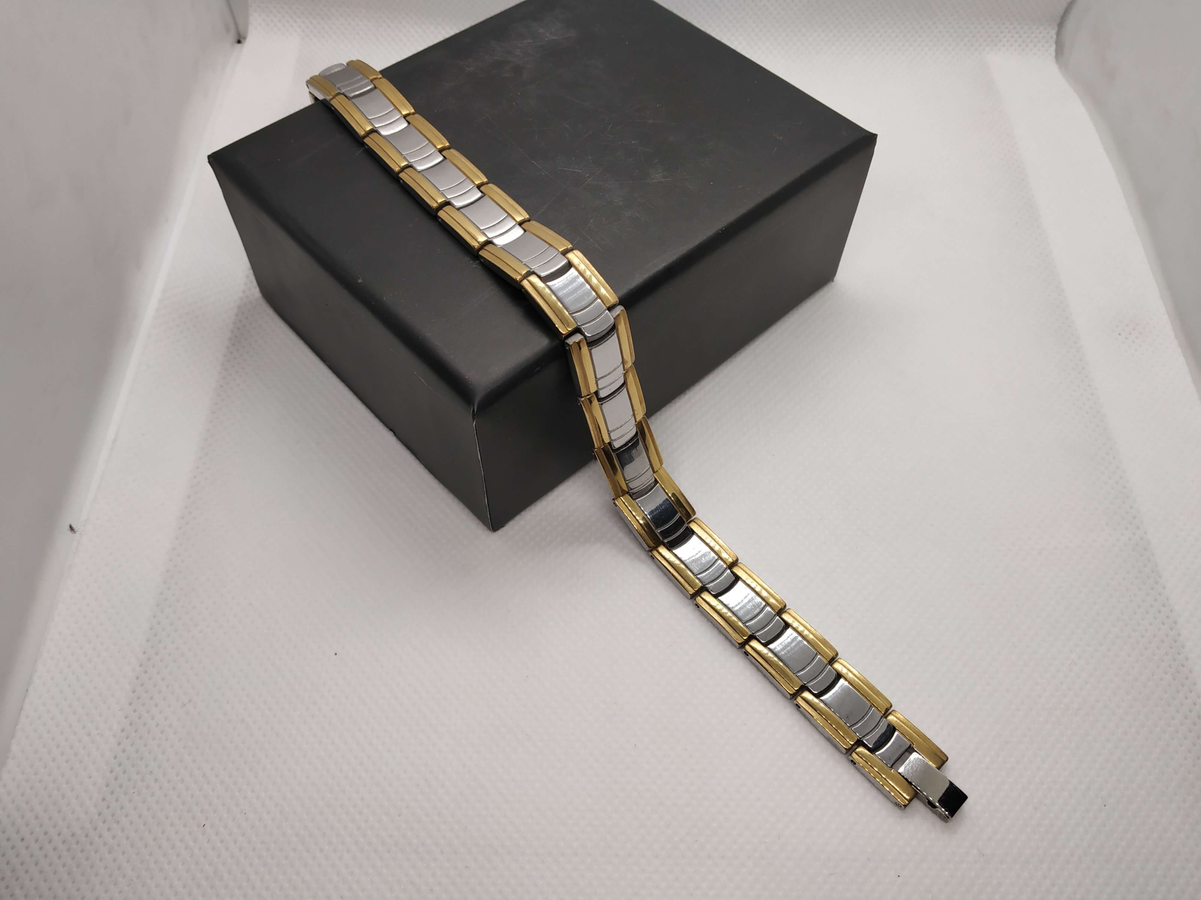 Titenium Double Line Megnetic Bracelet