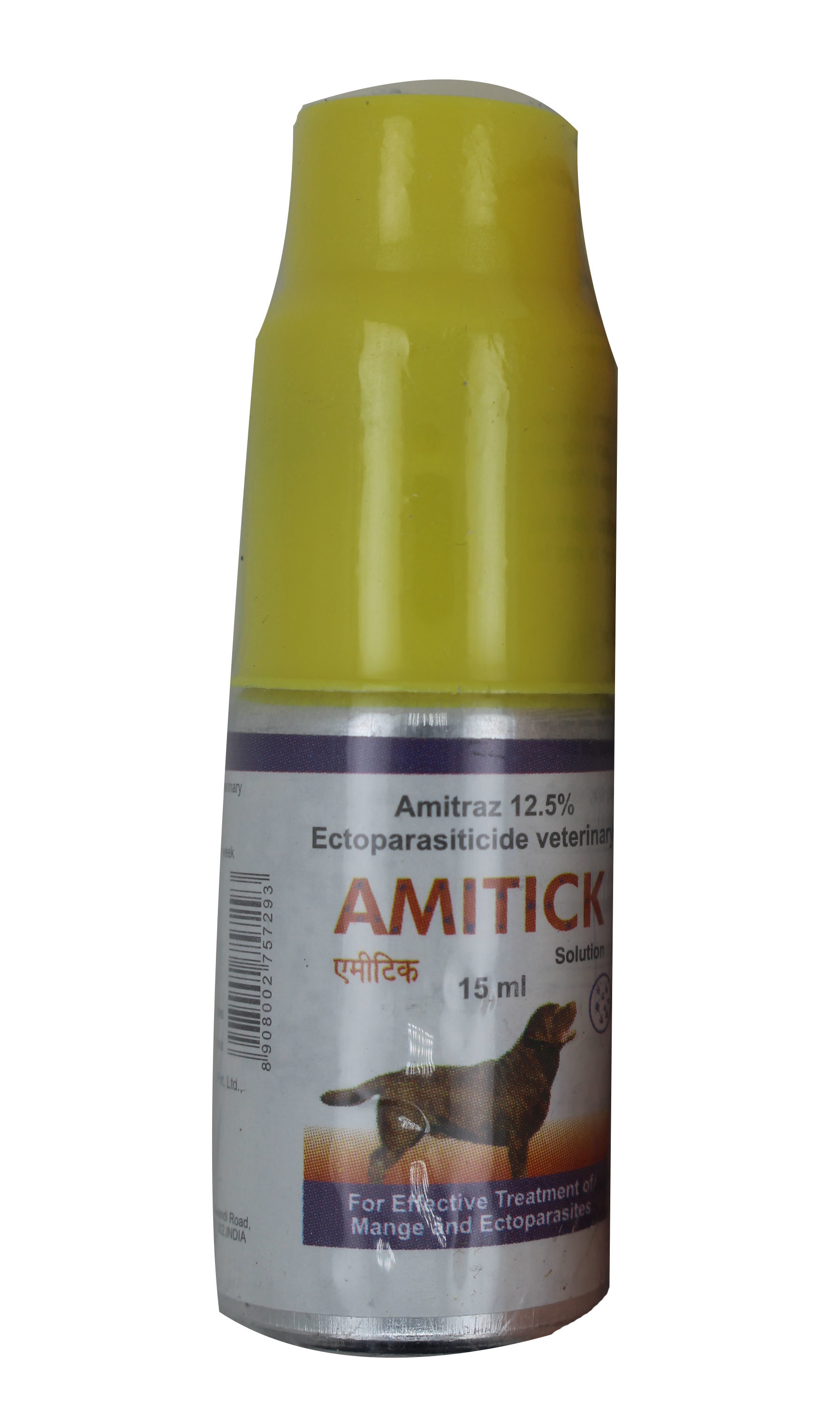 Amitick 15ml-amitraz 12.5% W/v Ingredients: Chemicals