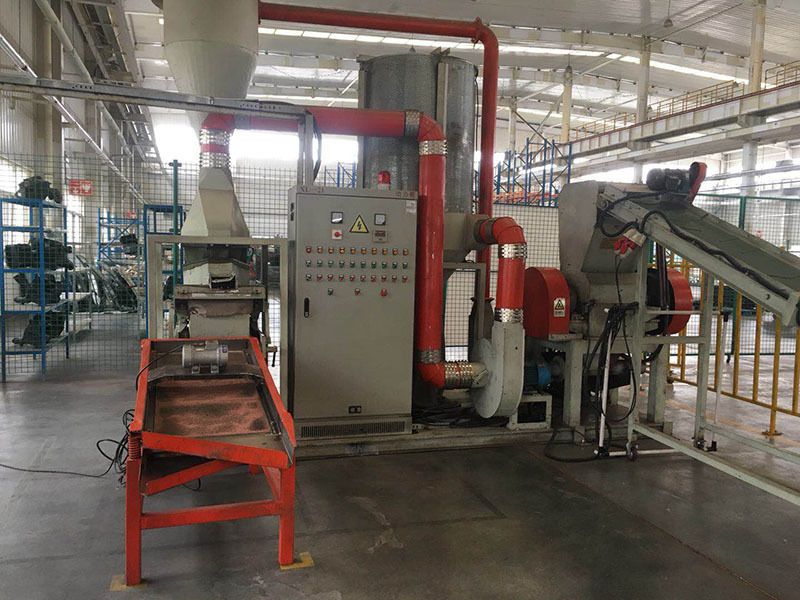 200-300 Kg Hourly Copper Cable Wire Scrap Recycling Machine