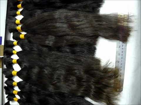 Bulk Human Hair - 100% Remy Quality, Natural Color Variation, Silky Smooth Texture