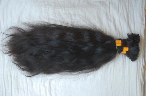 Bulk Human Hair - 100% Remy Quality, Natural Color Variation, Silky Smooth Texture