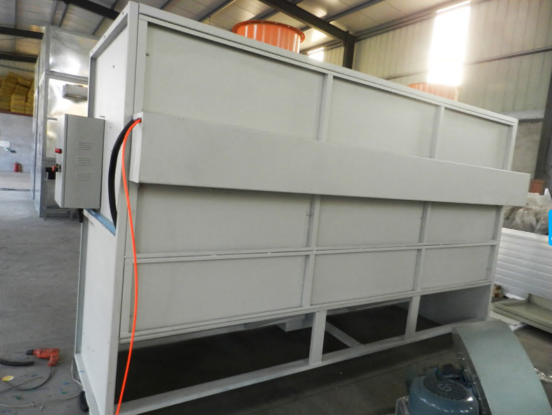 Powder Coating Spray Booth - Steel, Custom Size, White | 95% Filtration, High Quality Fan Motor, Efficient Exhaust, 1 Year Warranty