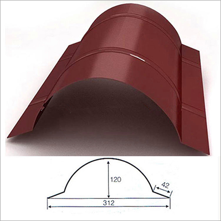 कोल्ड रोल मेटल रूफ रिज कैप बनाने की मशीन