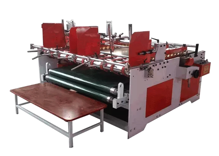 Semi Automatic Corrugated Paperboard Pressure Folder Gluer Machine