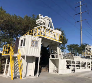 HZS75 concrete batching plant