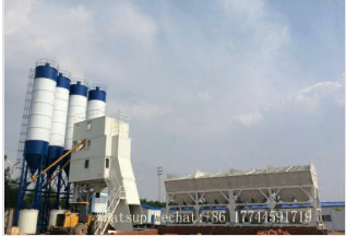 HZS120 modular concrete mixing plant