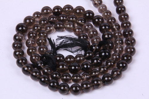 धुएँ के रंग का क्वार्ट्ज मोती