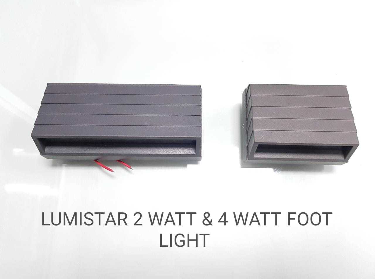 Led Foot Light - Heavy Quality Aluminum Die Cast, 2w & 4w Output | Flexible Black & White Body, 230v Input Voltage, 0.95 Power Factor