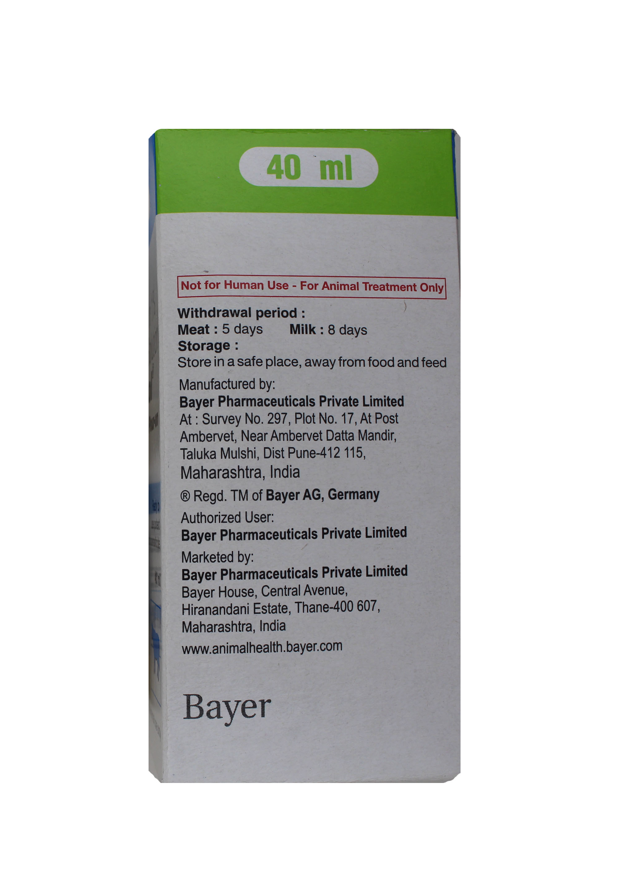 Bayticol 40 Ml Ingredients: Chemicals