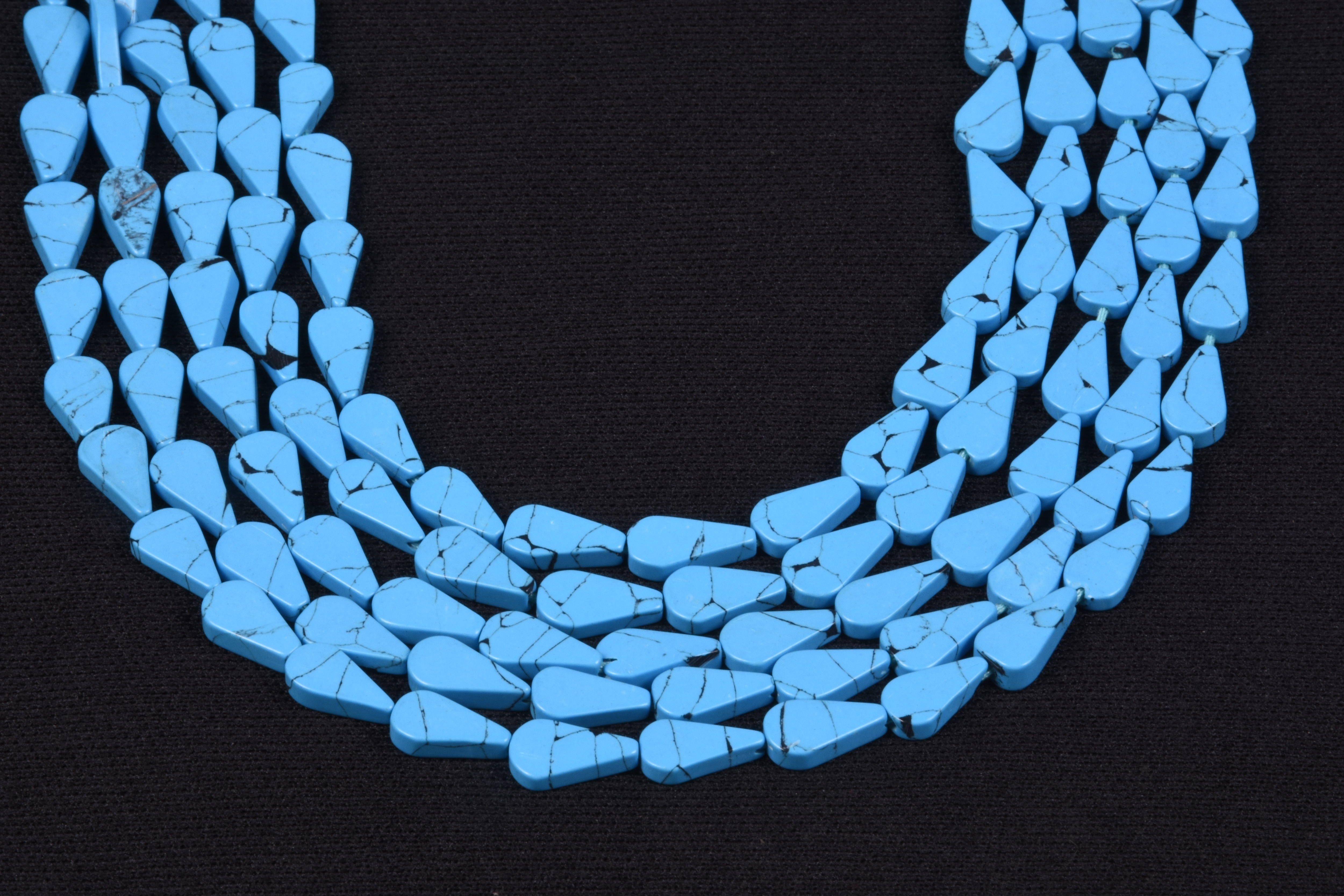 Turquoise Pears Beads