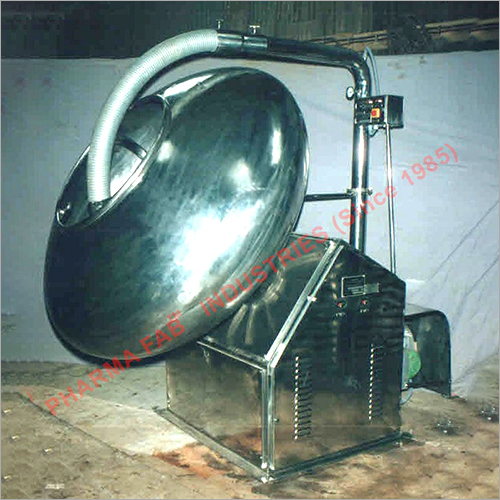 Coating Pan - Stainless Steel 316/316L, Semi-Automatic Control, Gray Color, 3 Phase Power, 1 Year Warranty | Easy-to-Replace Polishing Pan, Versatile for Pharmaceutical and Food Industries